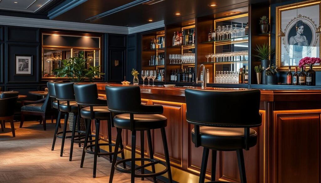 Cohesive bar area design