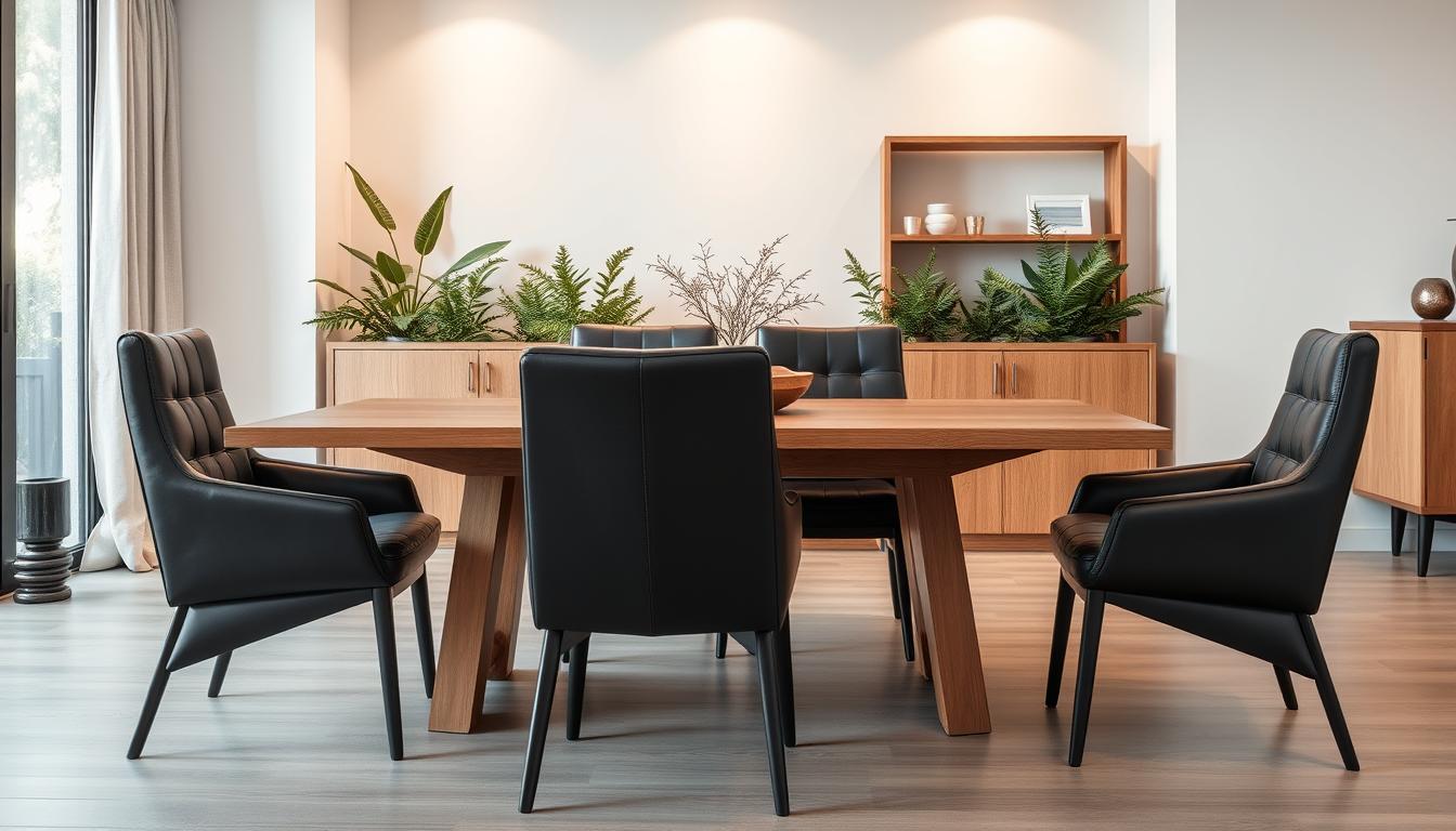Dining Room Black Leather Chairs: How To Add Elegance