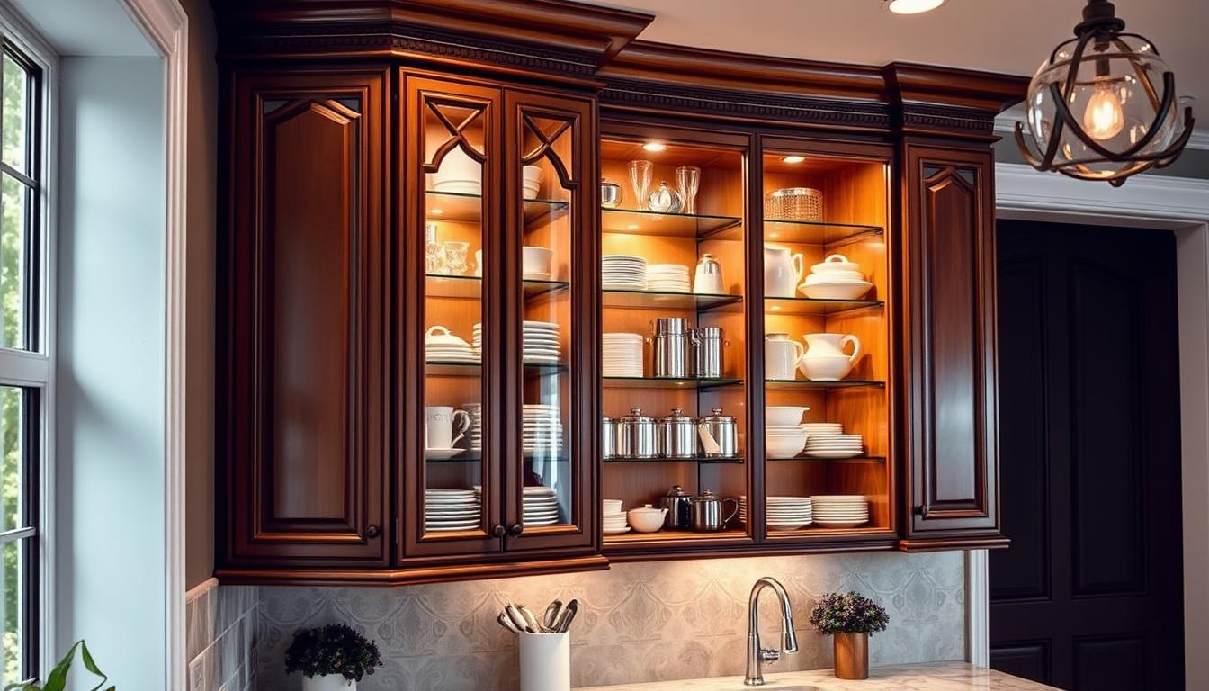 Top Counter Height Storage Cabinets with Drawers