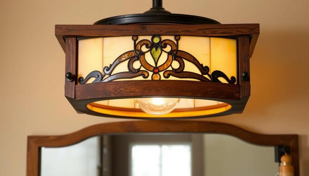 Craftsman bathroom light fixture