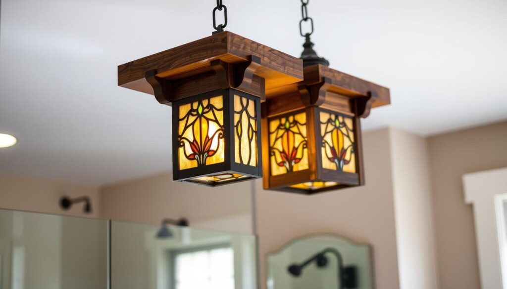 Craftsman movement lighting fixture