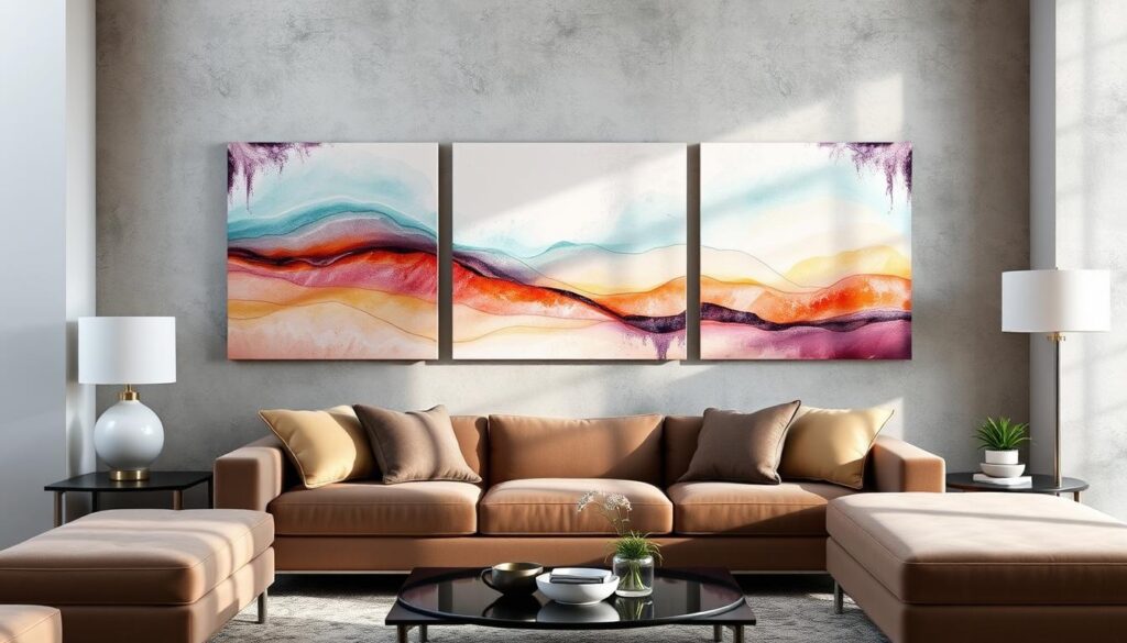 Custom split canvas prints for visual harmony