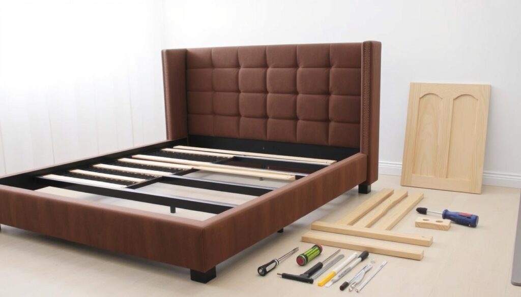 DIY bed installation process