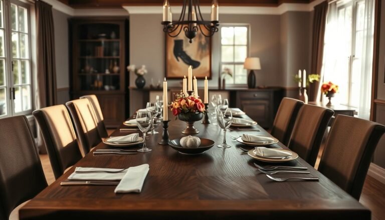 Dark Brown Dining Table: Timeless Elegance