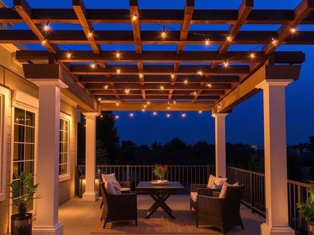 Enhance Your Open Terrace with Pergola Lighting