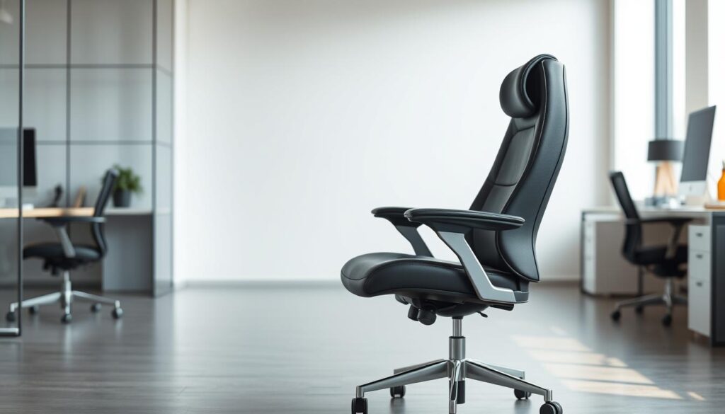 Ergonomic office chair with lumbar support