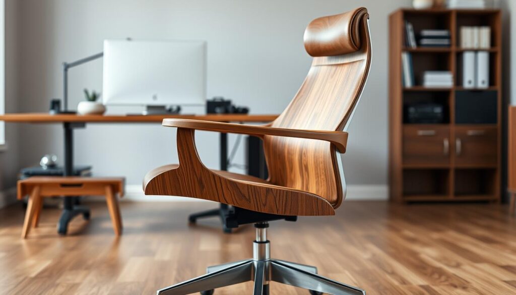 Ergonomic office chair with lumbar support