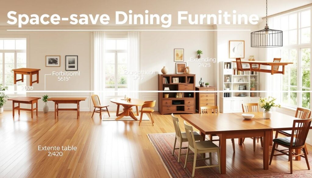 Evolution of space-saving dining furniture