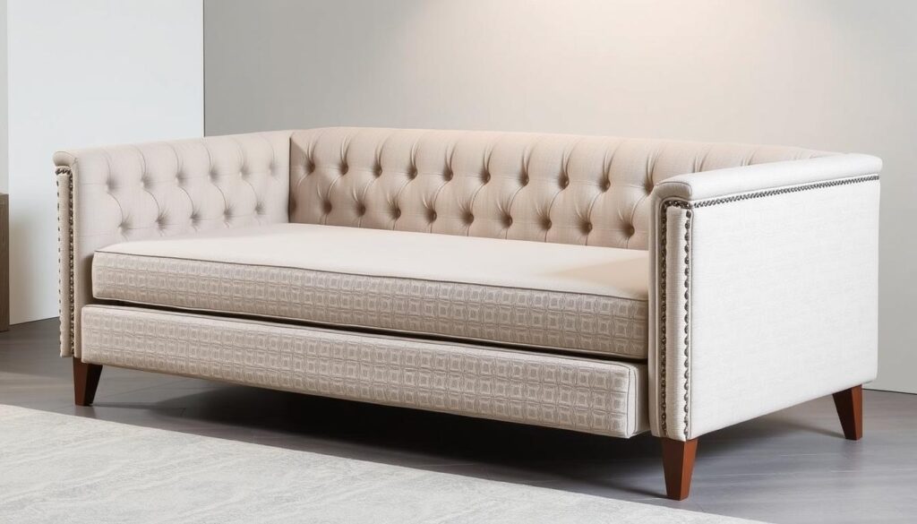 Ferkin upholstered daybed with trundle