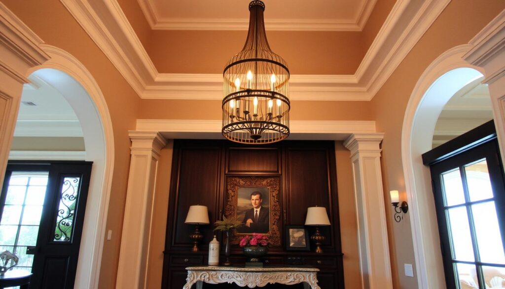 Foyer pendant lighting