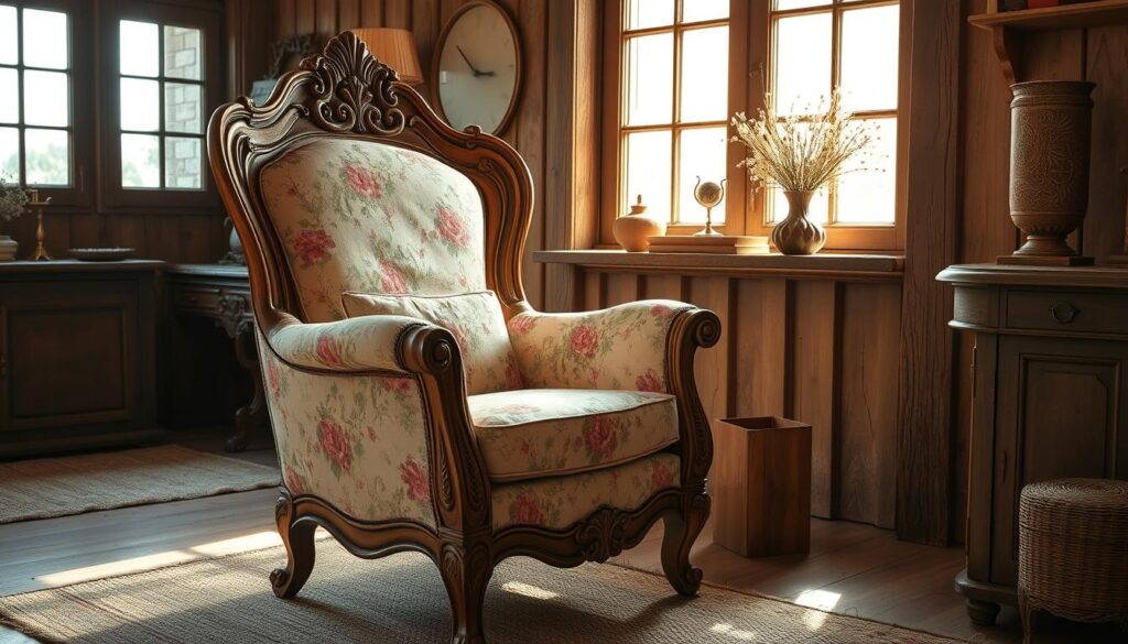 French country armchair