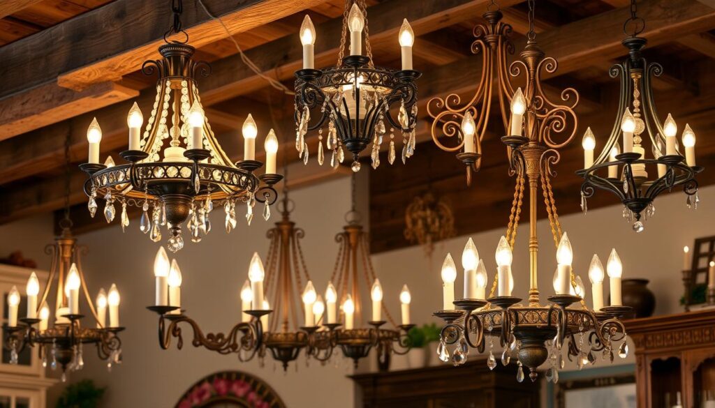 French country chandelier styles