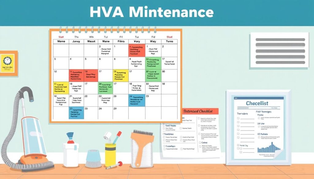 HVAC maintenance schedule