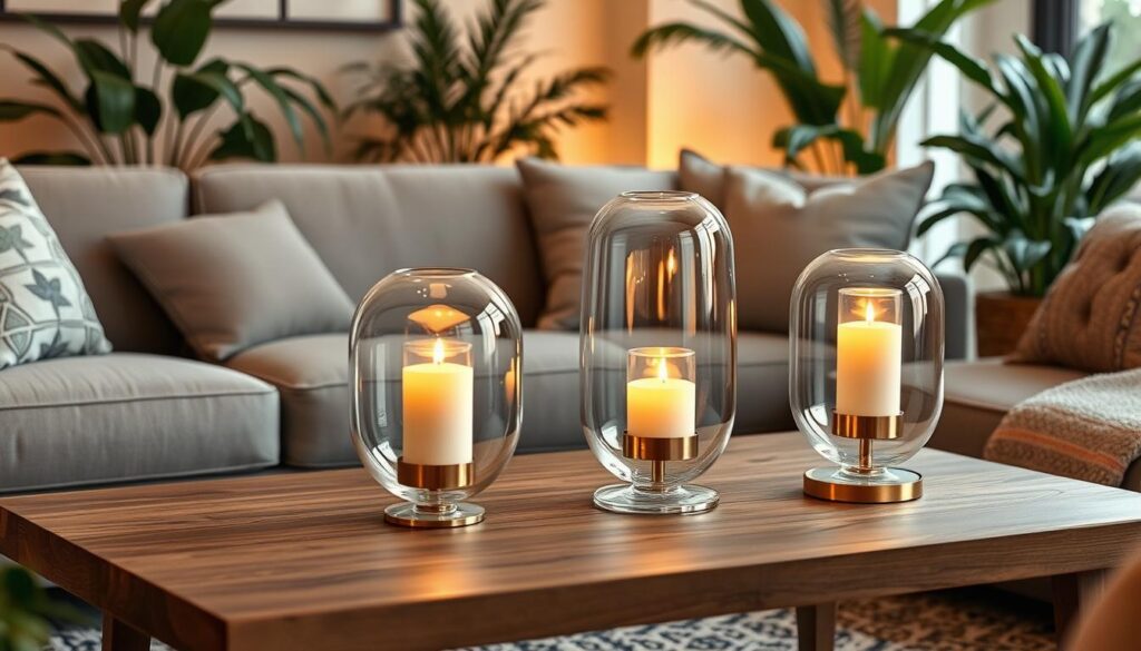 Hurricane candle holders for wind-resistant lighting