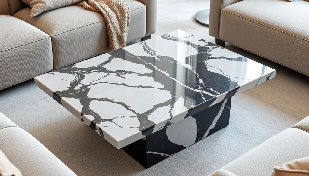 Italian marble coffee table