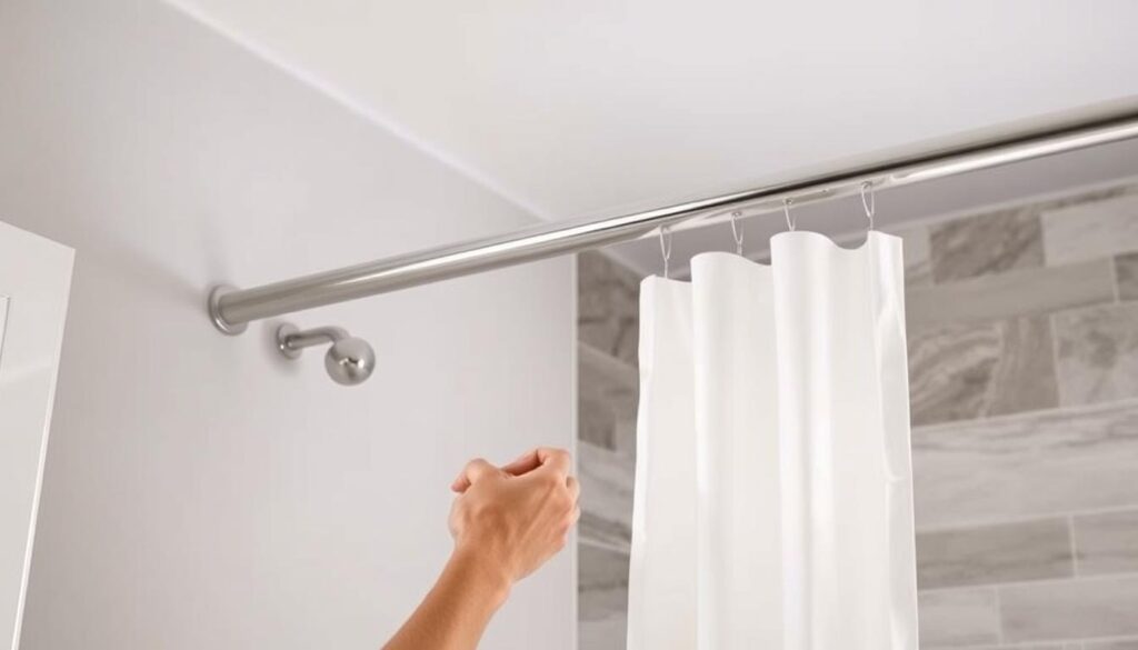 Kohler Expanse collection shower rod installation