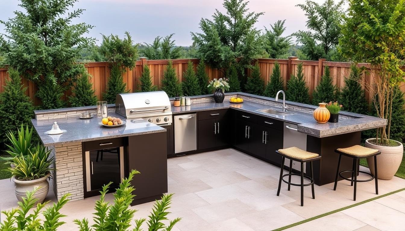 How to Design Your Dream L Shaped Outdoor Kitchen Today