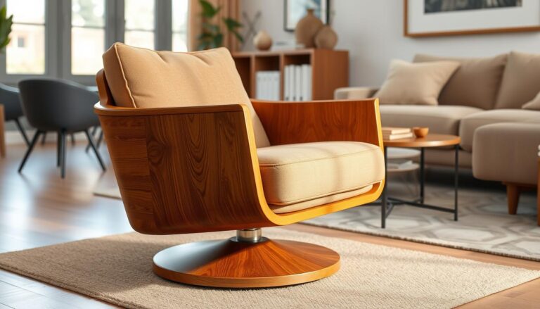 Mid Century Modern Swivel Chair Under $500