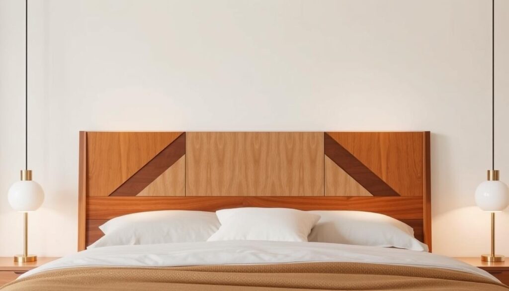 Mid century modern headboard design