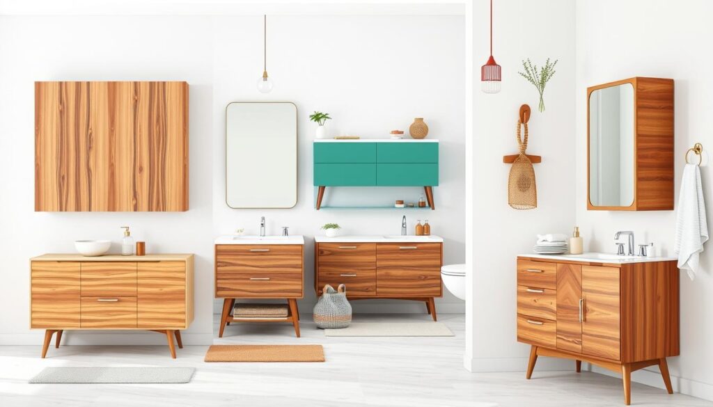 Mid century modern vanities evolution