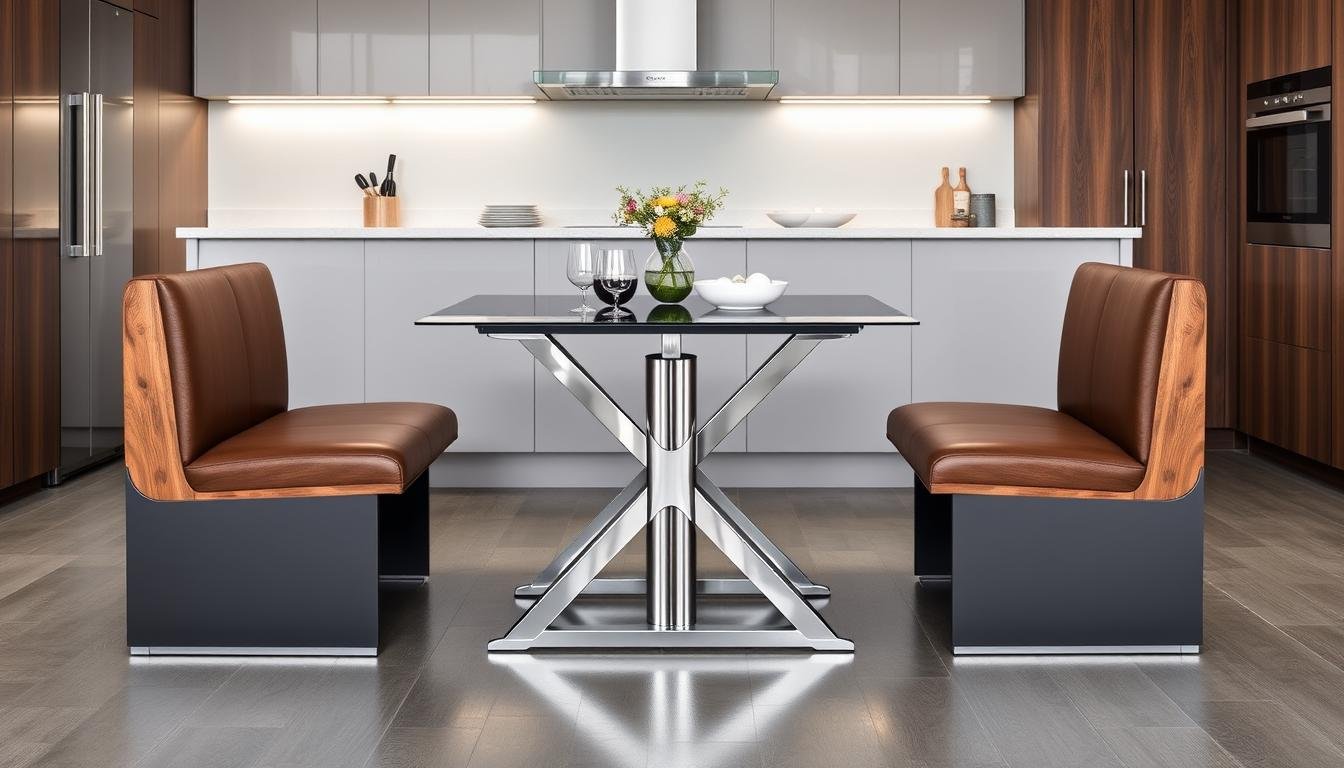 Kitchen Table Collapsible Booth Seating