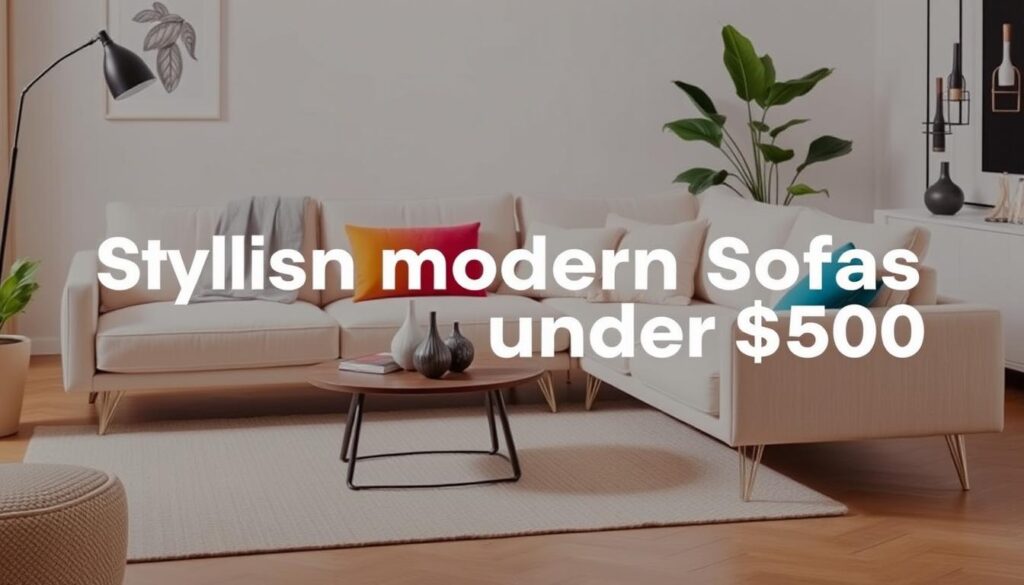 Modern sofas under $500