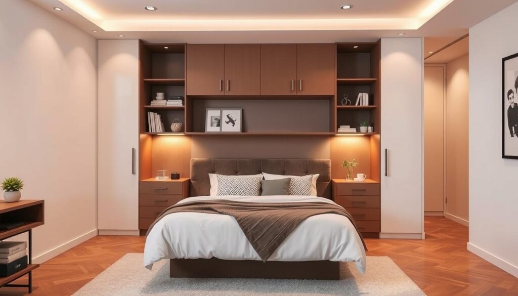 Murphy bed space-saving solution