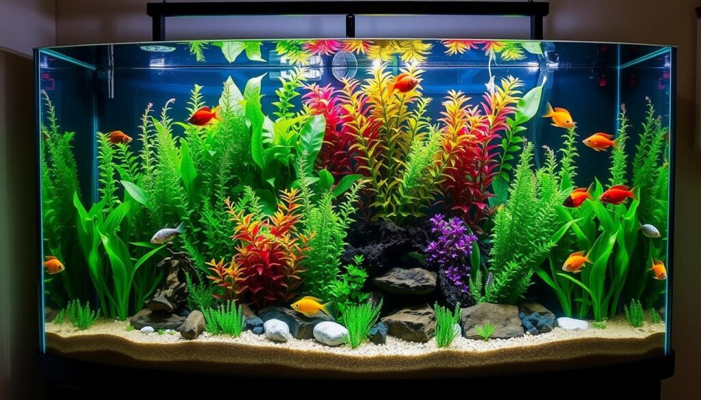 Penn-Plax bowfront aquarium system