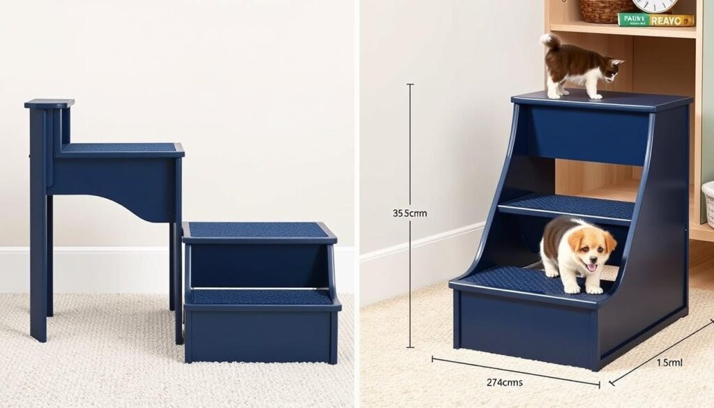 Pet stair sizes comparison