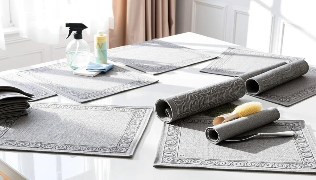 Place mat care and cleaning tips