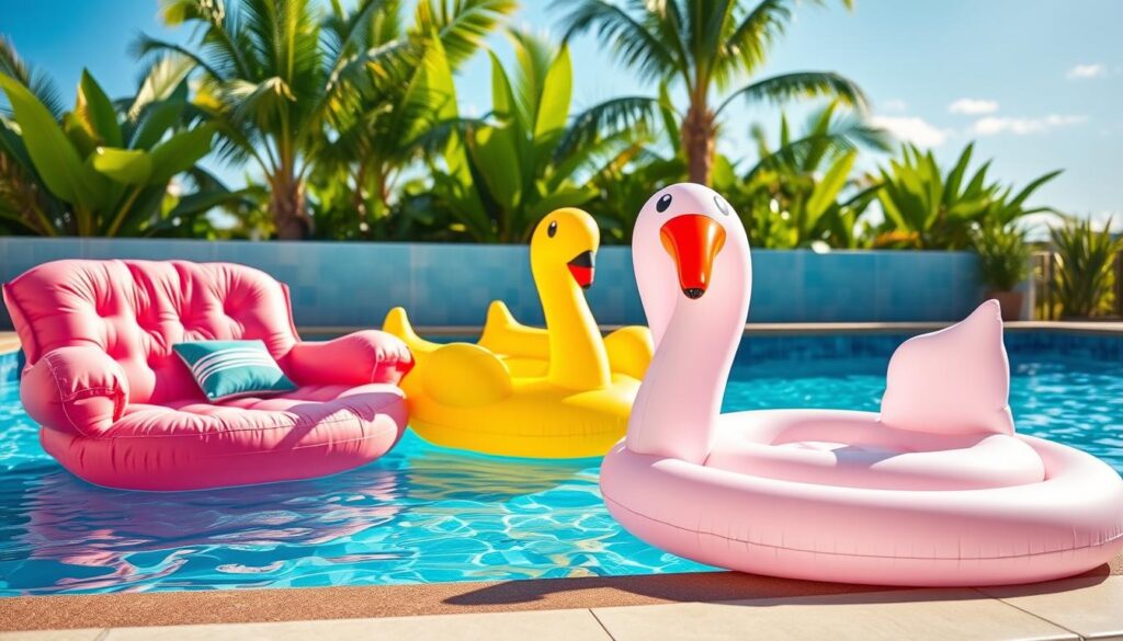 Pool floats for comfort and relaxation