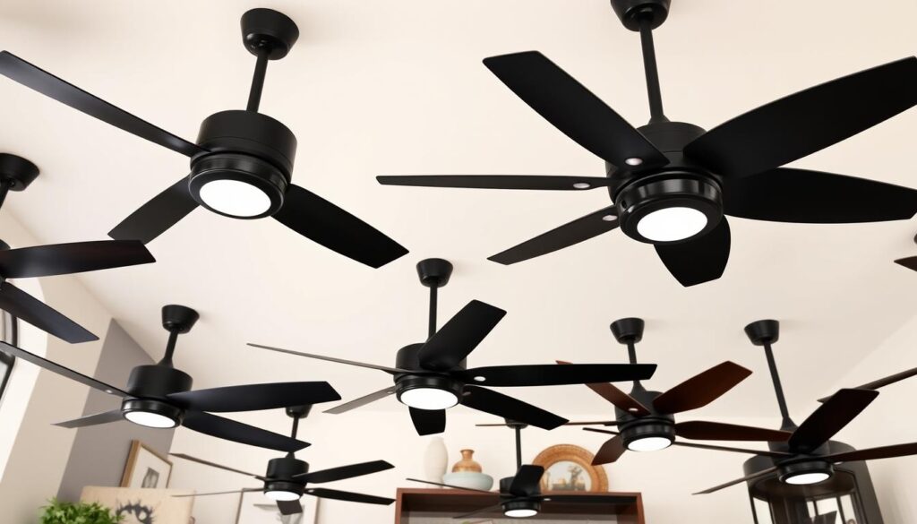 Popular black ceiling fan models