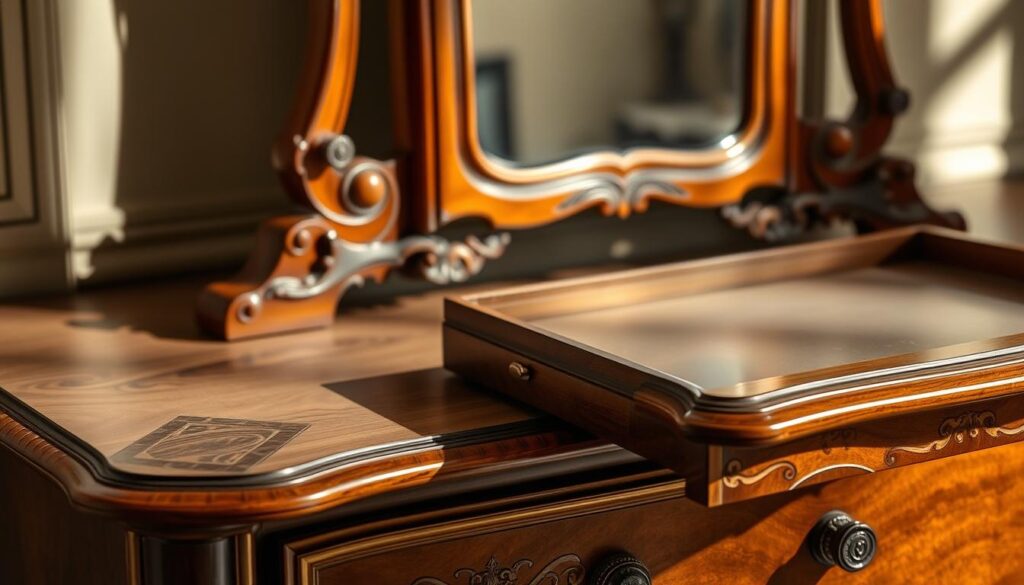 Quality dresser drawer with mirror