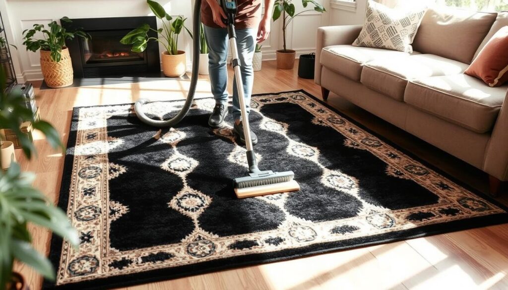 Rug cleaning techniques