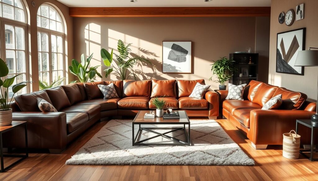 Sectional configurations for living room layouts