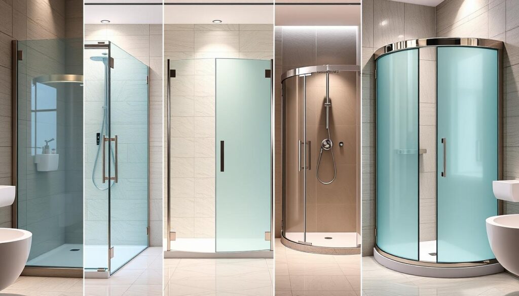 Shower door design options