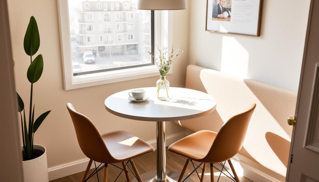 Space-saving furniture for compact dining