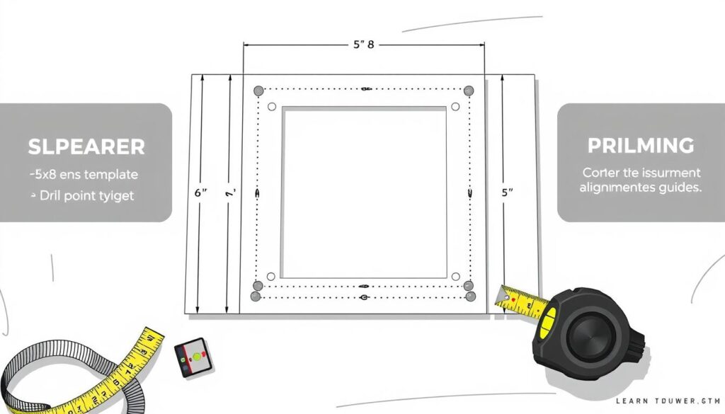 Speaker mount template basics