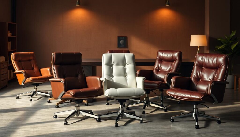 Stylish leather seating options