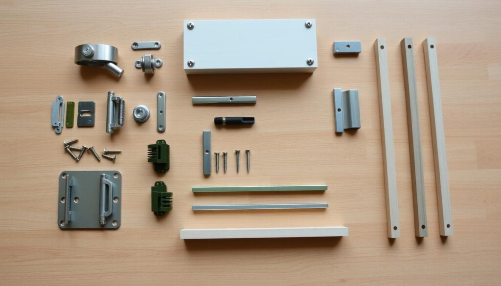 Table assembly components