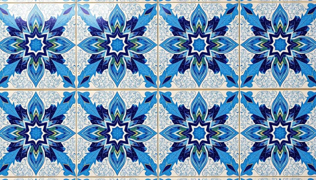 Tara Blue tile designs