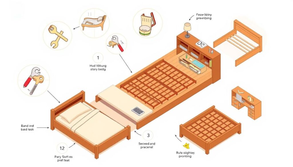 Trundle bed setup guide