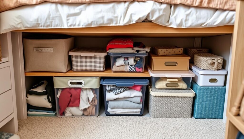 Under-bed storage solutions