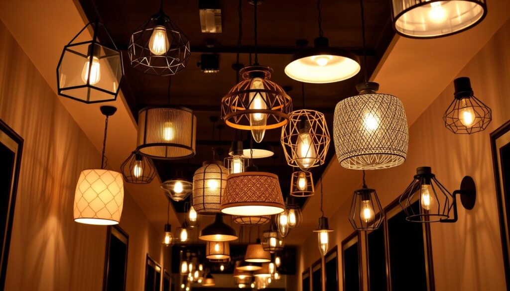 Unique ceiling light hallway fixtures