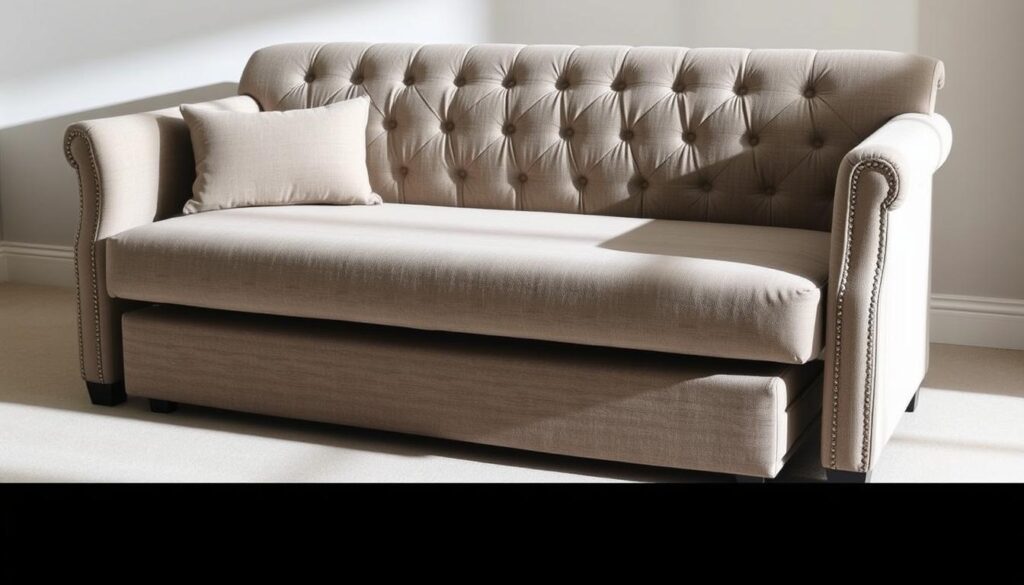 Upholstered daybed fabric