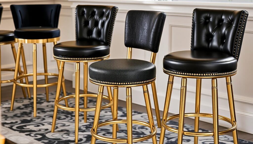 Upholstery options for bar stools