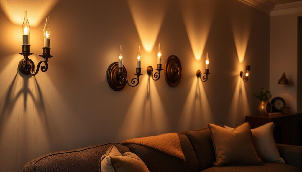 Wall sconces for ambient lighting