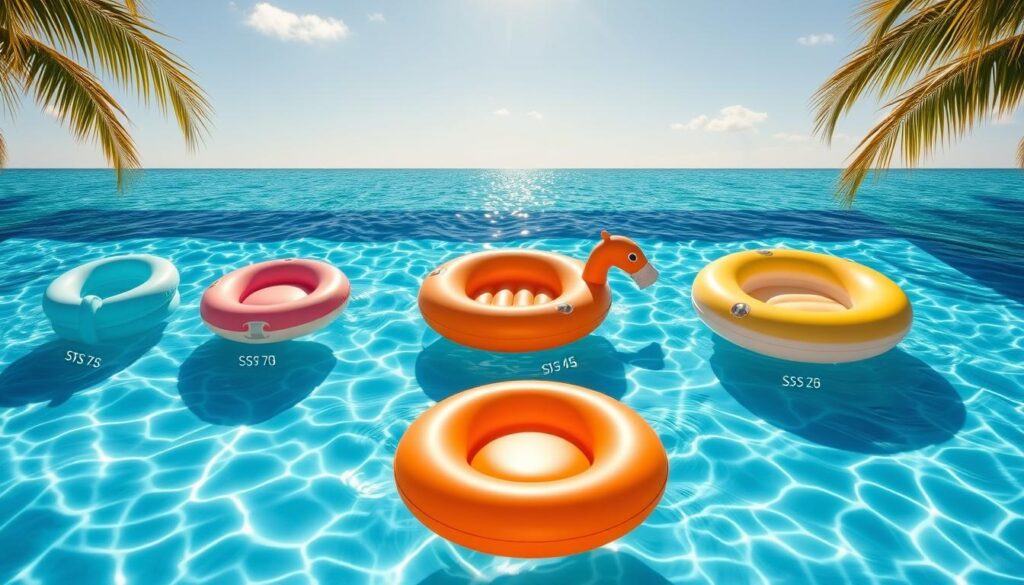 Weight capacity and buoyancy of pool floats