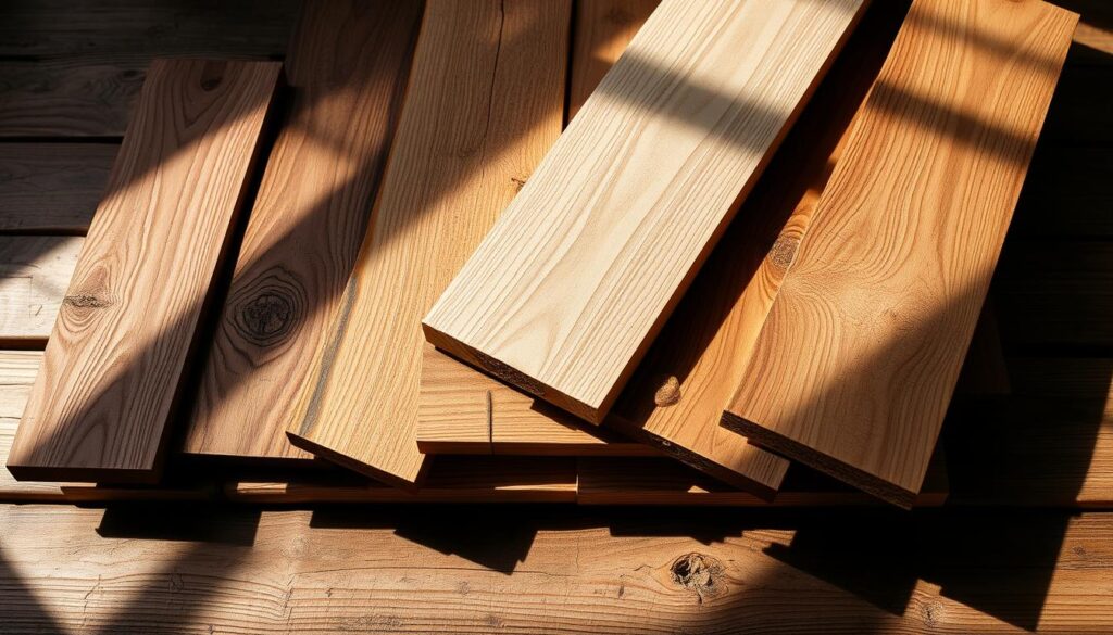 Wood selection for canopy bed