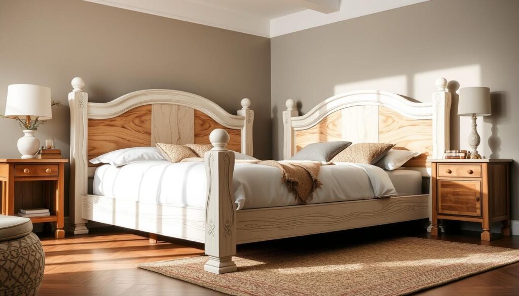 artisan-made bed frame